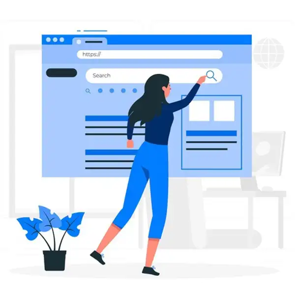 person working